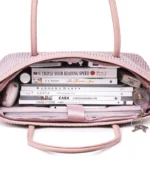 Chantria Textured Executive Laptop Tote - Image 16
